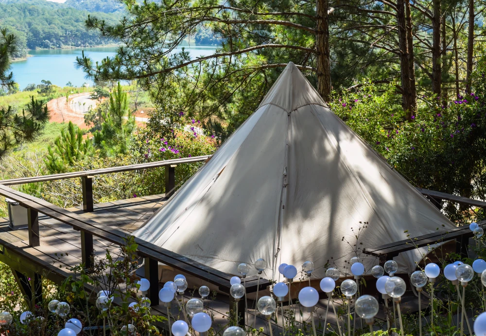 glamping teepee tent