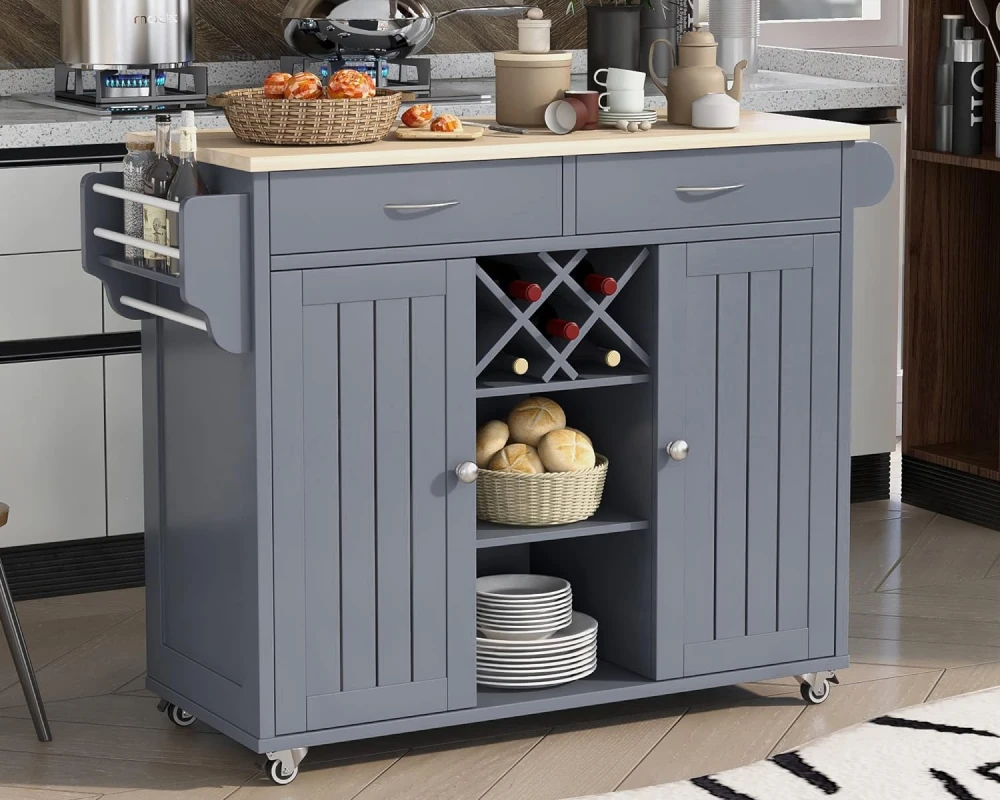 movable kitchen island small